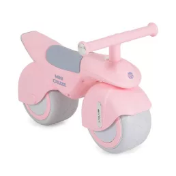   BYOX Mini cruze futóbicikli, ráülős járgány, kismotor, zenélő, óriás kerekekkel rózsaszín
