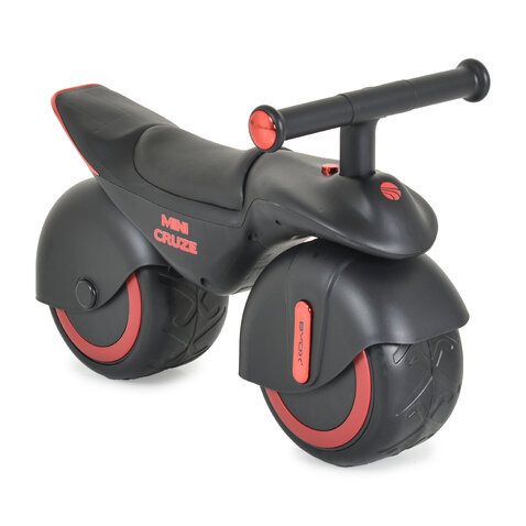 BYOX Mini cruze futóbicikli zenélő, óriás kerekekkel fekete
