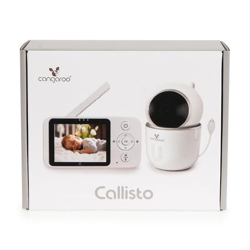 Callisto bébimonitor, bébiőr lcd 7cm kijelzővel fehér