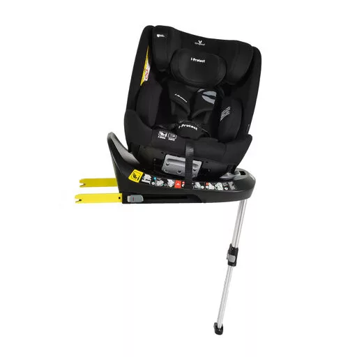 I-protect autós ülés 40-150cm támasztólábbal 360 forgatható fekete