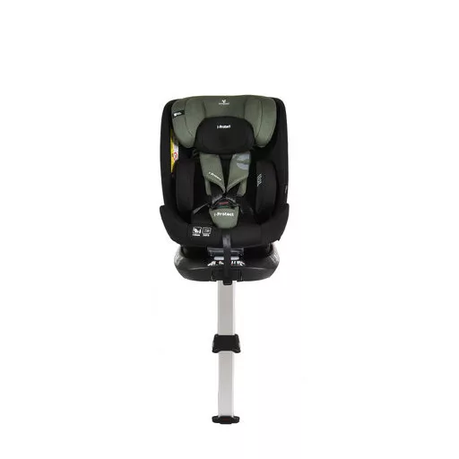 I-protect autós ülés 40-150cm támasztólábbal 360 forgatható zöld