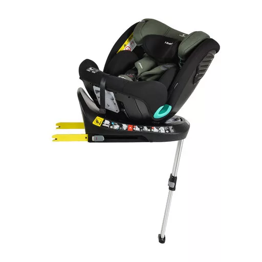 I-protect autós ülés 40-150cm támasztólábbal 360 forgatható zöld