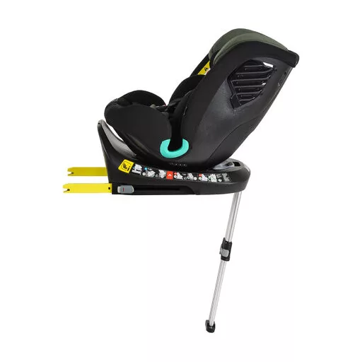 I-protect autós ülés 40-150cm támasztólábbal 360 forgatható zöld