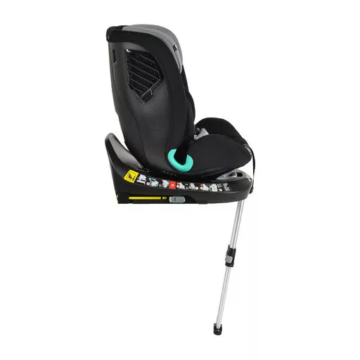I-protect autós ülés 40-150cm támasztólábbal 360 forgatható steel/szürke