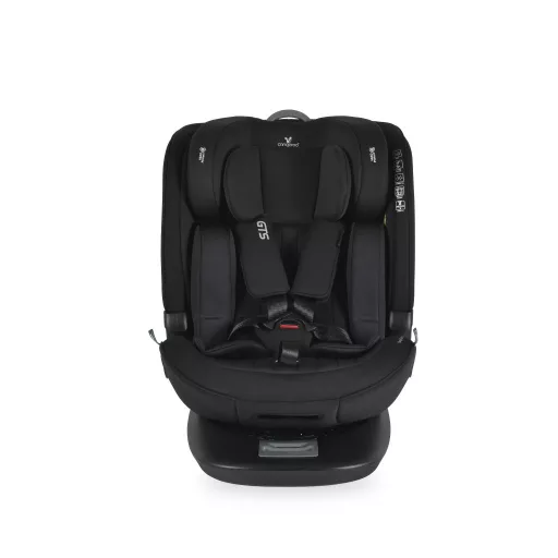 Cangaroo Gts prémium autós ülés 40-150cm sps, 360fokban forgatható fekete