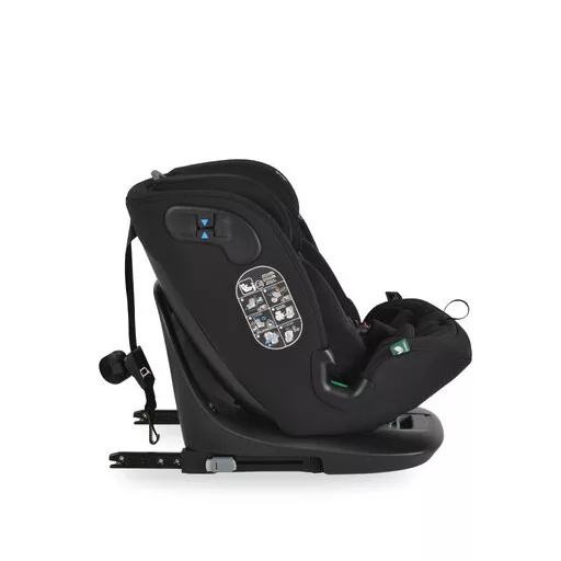 Cangaroo Gts prémium autós ülés 40-150cm sps, 360fokban forgatható fekete
