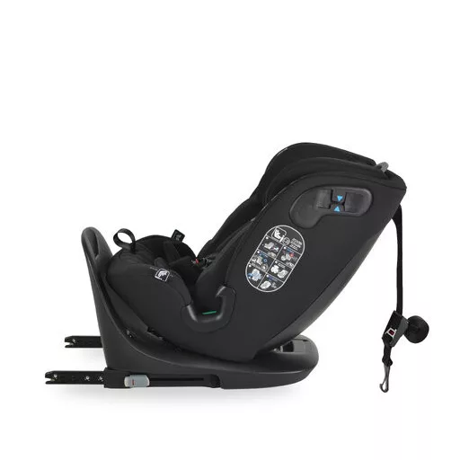 Cangaroo Gts prémium autós ülés 40-150cm sps, 360fokban forgatható fekete