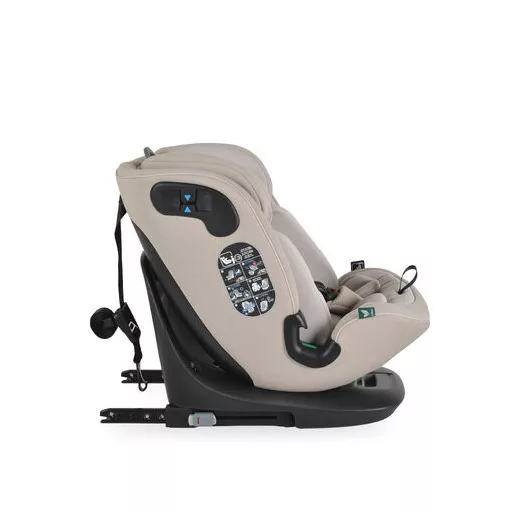Cangaroo Gts prémium autós ülés 40-150cm sps, 360fokban forgatható bézs