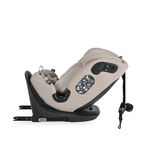 Cangaroo Gts prémium autós ülés 40-150cm sps, 360fokban forgatható bézs