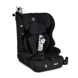   MONI Rock autós ülés 76-150cm, 2játékkal, pohártartó, belső öv, isofix nélkül fekete