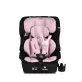   MONI Security autós ülés belső övvel, isofix, ajándék 2plüss+párna 76-150cm pink