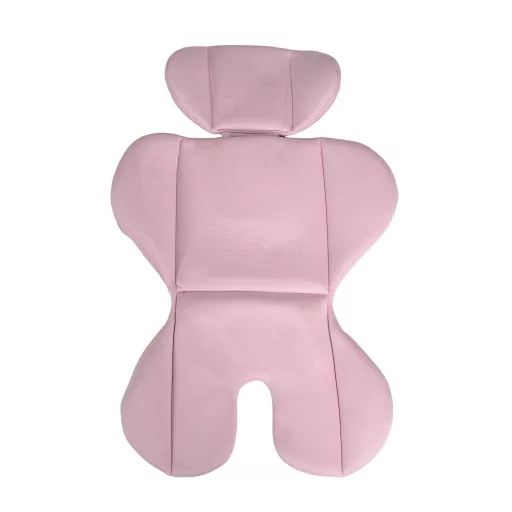 MONI Security autós ülés belső övvel, isofix, ajándék 2plüss+párna 76-150cm pink