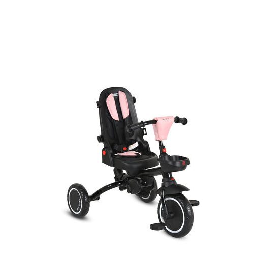 BYOX Cruz tricikli napfénytetővel, összecsukható pink