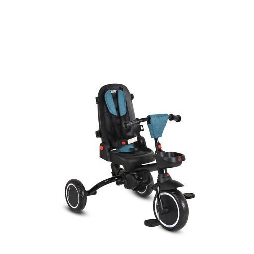 BYOX Cruz tricikli napfénytetővel, összecsukható türkiz