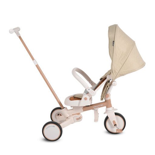 MONI Compacto új 3in1 tricikli multifunkciós, futóbiciklivé alakítható bézs