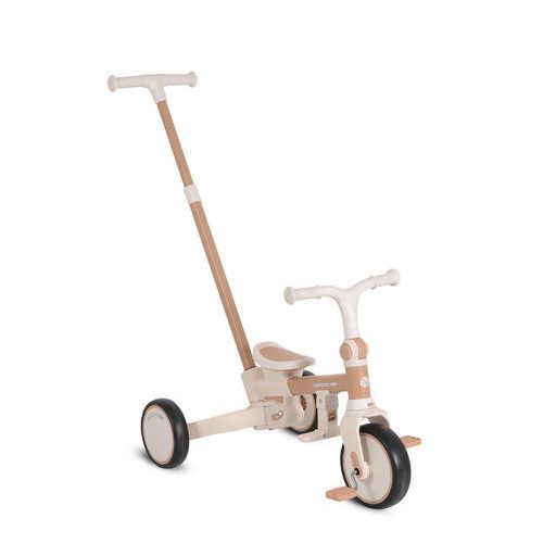 MONI Compacto új 3in1 tricikli multifunkciós, futóbiciklivé alakítható bézs