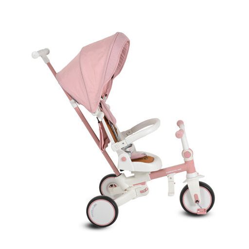 MONI Compacto új 3in1 tricikli multifunkciós, futóbiciklivé alakítható pink
