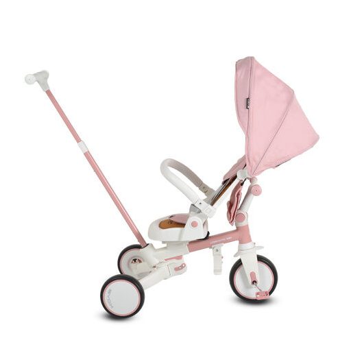 MONI Compacto új 3in1 tricikli multifunkciós, futóbiciklivé alakítható pink