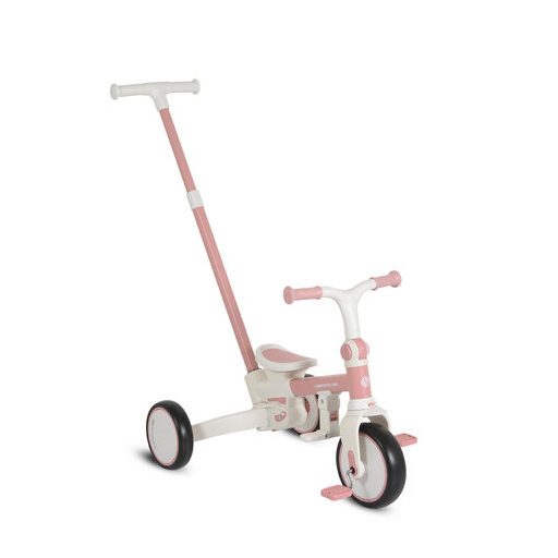 MONI Compacto új 3in1 tricikli multifunkciós, futóbiciklivé alakítható pink