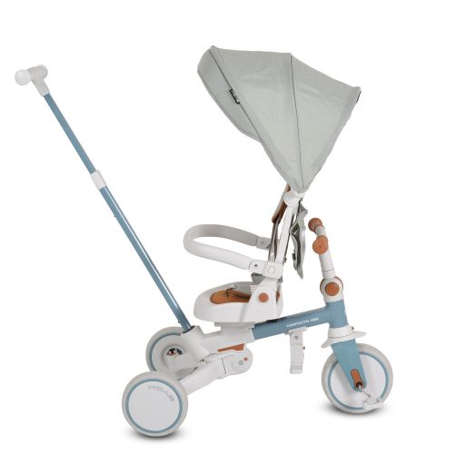 MONI Compacto új 3in1 tricikli multifunkciós, futóbiciklivé alakítható kék