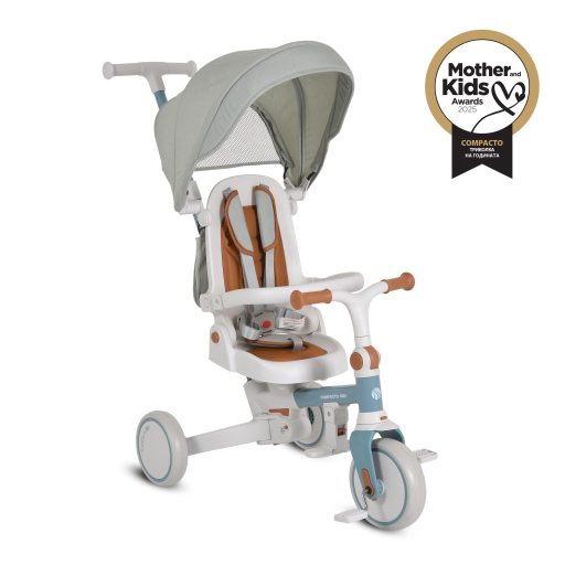 MONI Compacto új 3in1 tricikli multifunkciós, futóbiciklivé alakítható kék