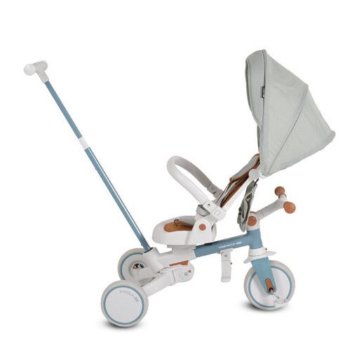 MONI Compacto új 3in1 tricikli multifunkciós, futóbiciklivé alakítható kék