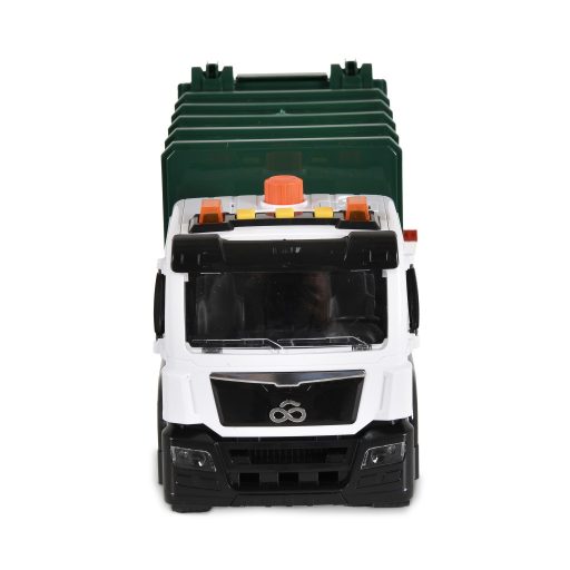 MONI Kisautó szemetesautó szelektív kukákkal 1:10 s.zöld