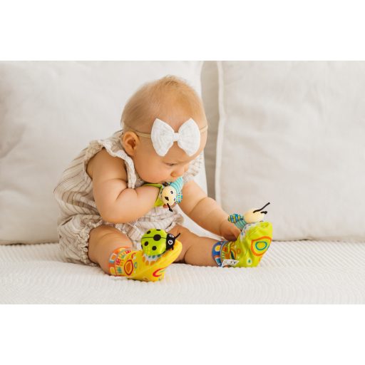 Bali bazoo 82624 méhecskés zokni és csukló csörgő szett