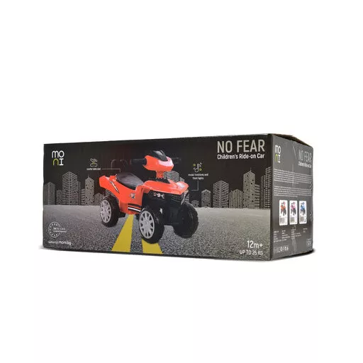 MONI No fear ráülős kis quad műanyag piros