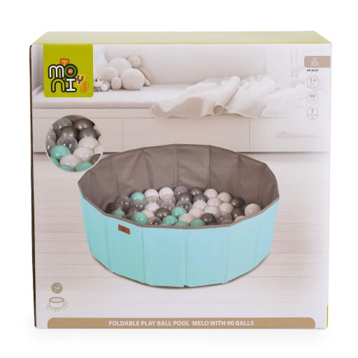 MONI Labdamedence melo 90 labdával összecsukható menta