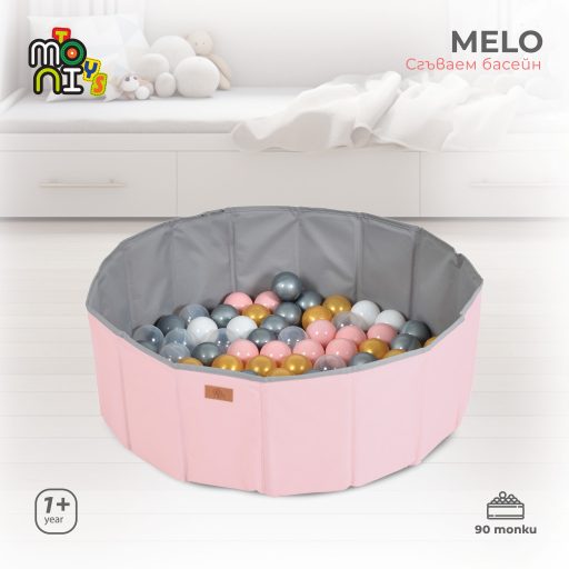 MONI Labdamedence melo 90 labdával összecsukható pink