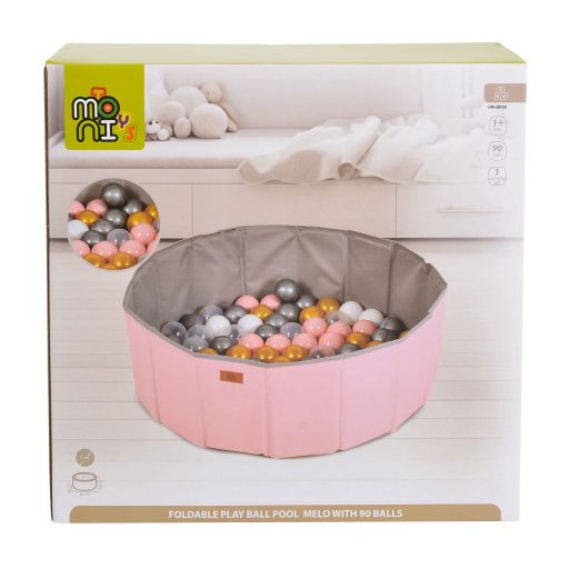 MONI Labdamedence melo 90 labdával összecsukható pink