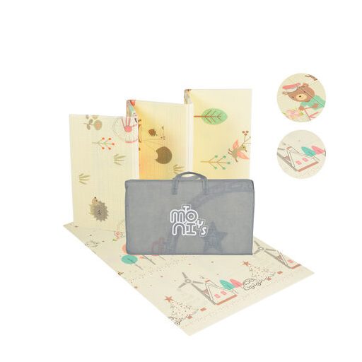 MONI Xpe új pasztel összecsukható szőnyeg 120*180cm park/ macis