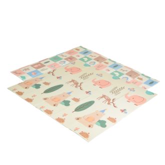   MONI Xpe új pasztel összecsukható szőnyeg nagy xxl méret 180*200cm forest/lányos