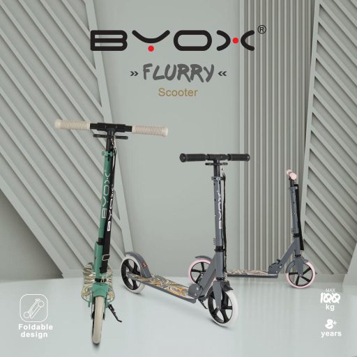 BYOX Flurry roller nagy 2kerekű 100kg sötét zöld