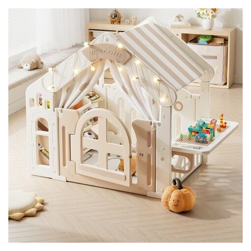 Moni garden óriás házikó- játszóház műanyag pasztel