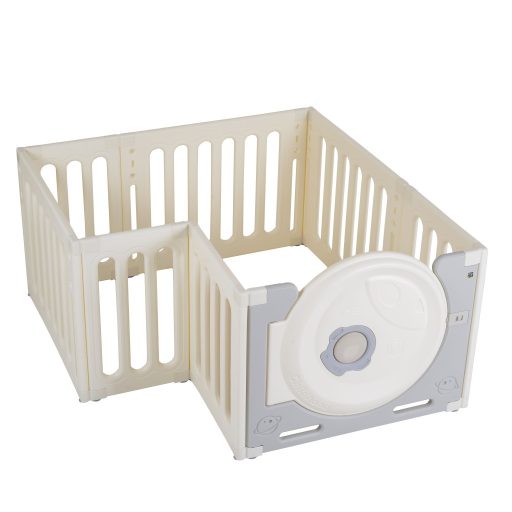 MONI Garden Moni cubby land óriás kerítés, karám játszószőnyeggel és 50 db színes labdával