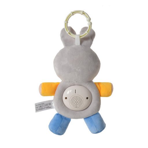 CANGAROO Plüss zenélő nyuszi fehér zajjal