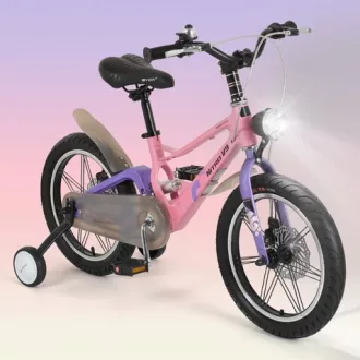   Byox nitrov9 gyerek kerékpár 16os méret könnyített magnézium vázas pink