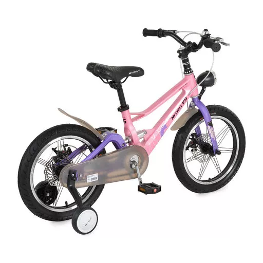 Byox nitrov9 gyerek kerékpár 16os méret könnyített magnézium vázas pink