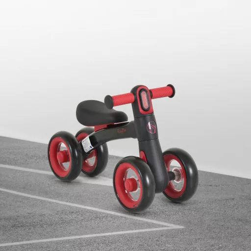 BYOX Rollybo mini futóbicikli 4 kerekű fekete