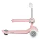 BYOX Streetpro roller 2in1 üléssel, zenél, 30kg-ig pink