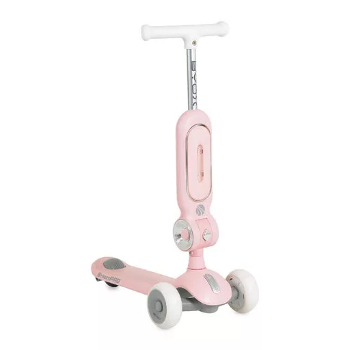 BYOX Streetpro roller 2in1 üléssel, zenél, 30kg-ig pink