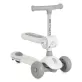   BYOX Streetpro roller 2in1 üléssel, zenél, 30kg-ig szürke