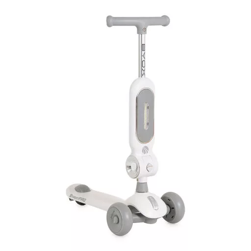 BYOX Streetpro roller 2in1 üléssel, zenél, 30kg-ig szürke