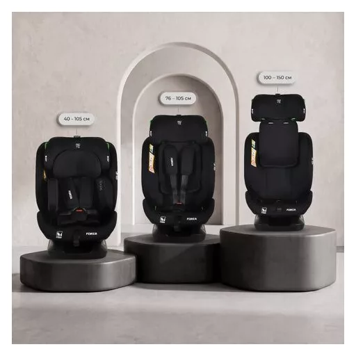 Moni Forza prémium autós ülés isofix nélkül 40-150cm fekete