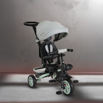 BYOX Explore tricikli összecsukható tolókaros zöld