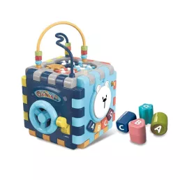 Moni montessori kocka kék