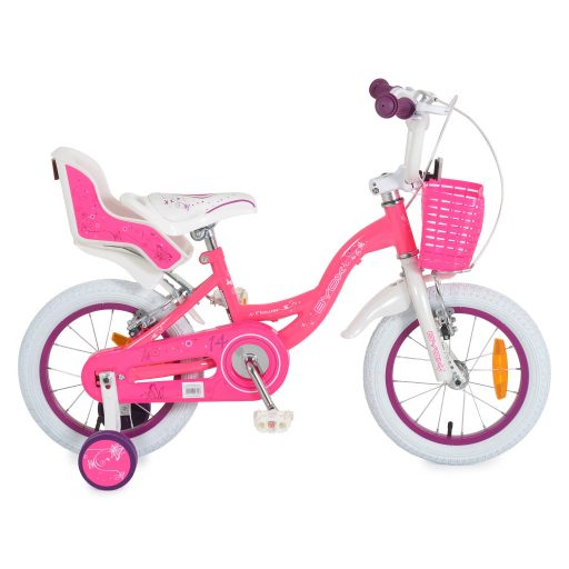 Byox flower candy gyerek kerékpár 14es lány pink