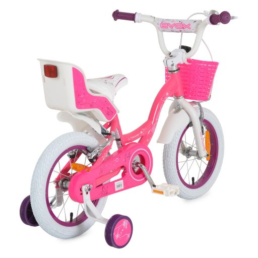Byox flower candy gyerek kerékpár 14es lány pink